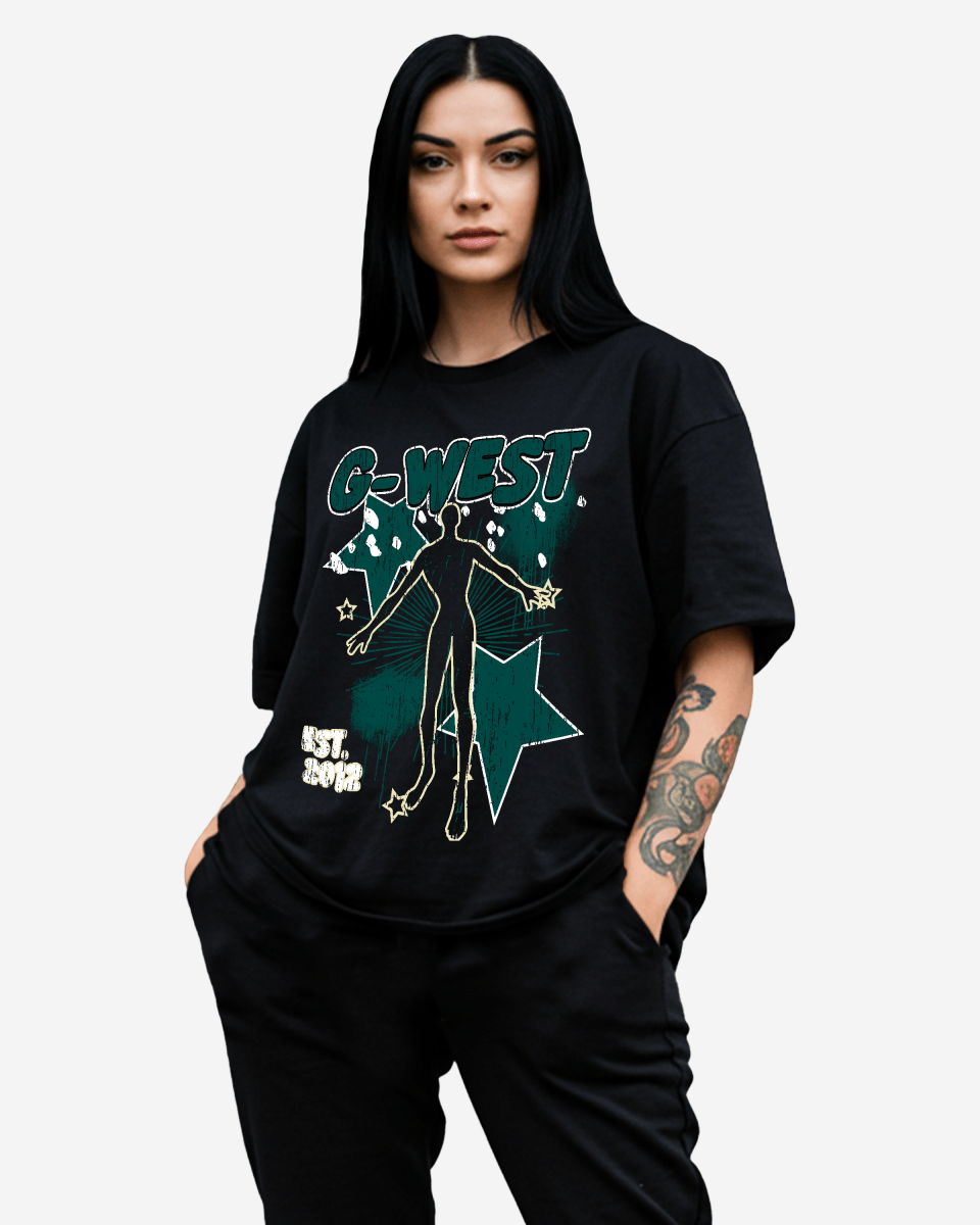 G West Oversized Dazzling Dynamo Tee 2 color - WOMEN - G West