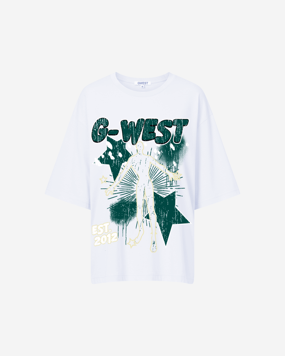G West Oversized Dazzling Dynamo Tee 2 color - WOMEN - G West