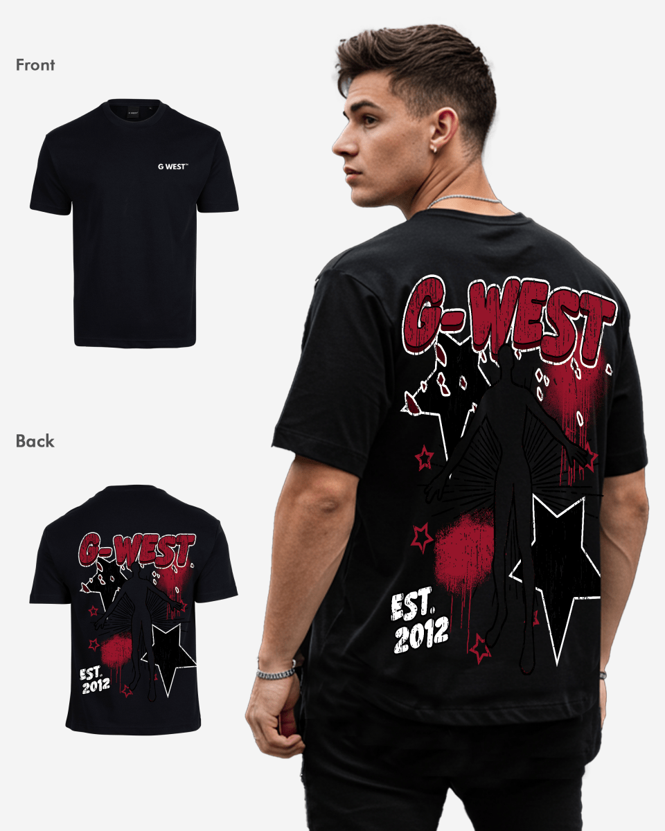 G West Oversized Dazzling Dynamo Tee - G West