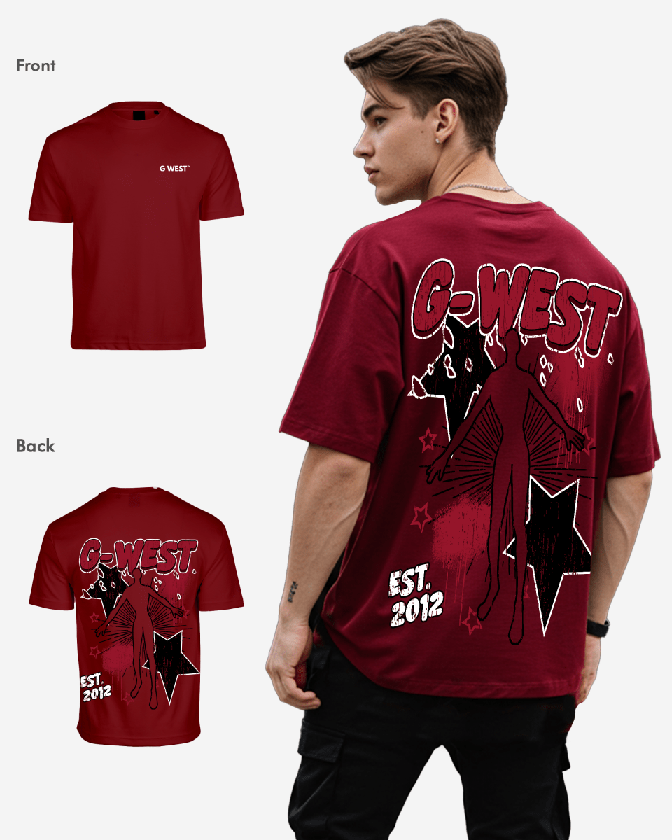 G West Oversized Dazzling Dynamo Tee - G West