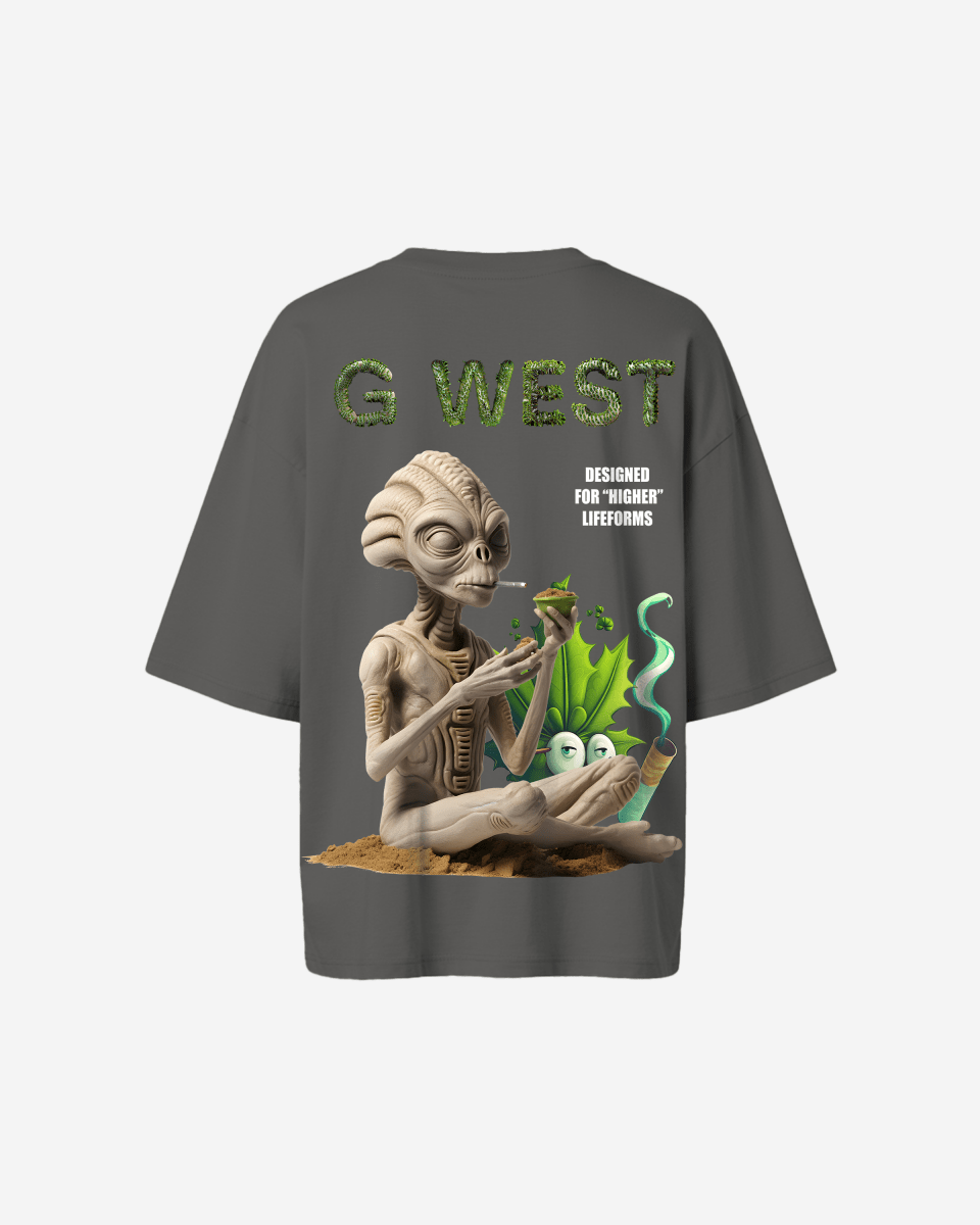 G West Oversized Designed For Higher Lifeforms Tee - WOMEN - G West