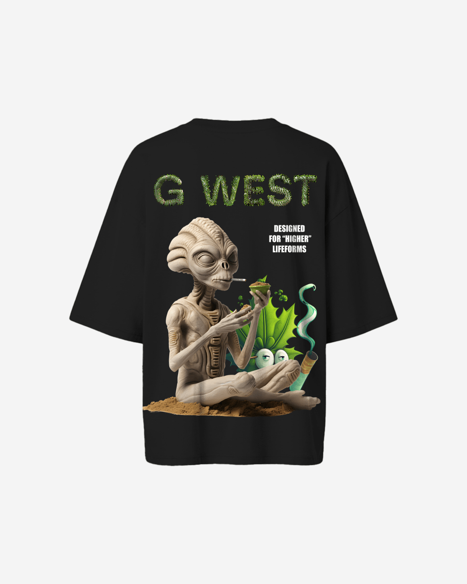G West Oversized Designed For Higher Lifeforms Tee - WOMEN - G West