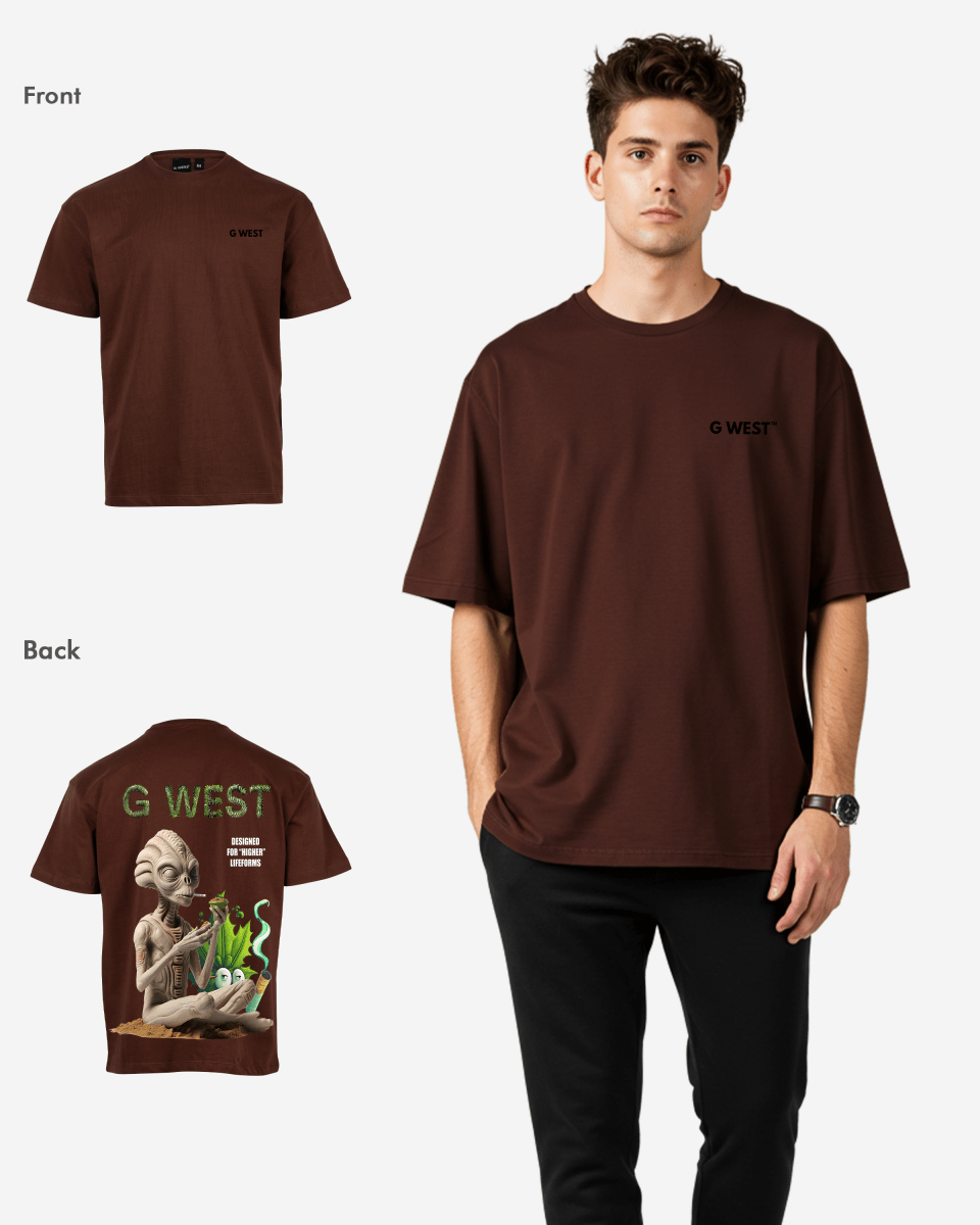 G West Oversized Designed For Higher Lifeforms Tee - G West