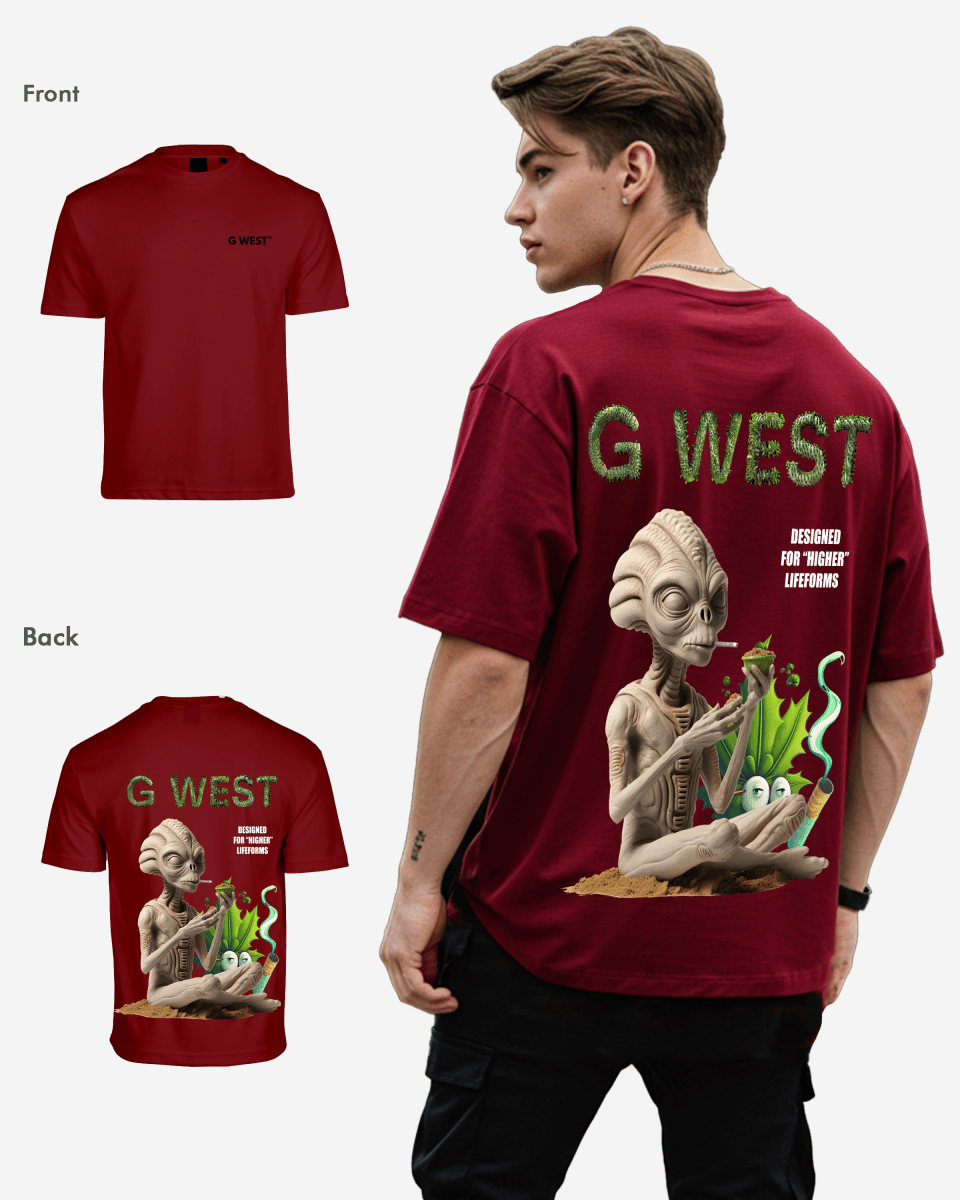 G West Oversized Designed For Higher Lifeforms Tee - G West