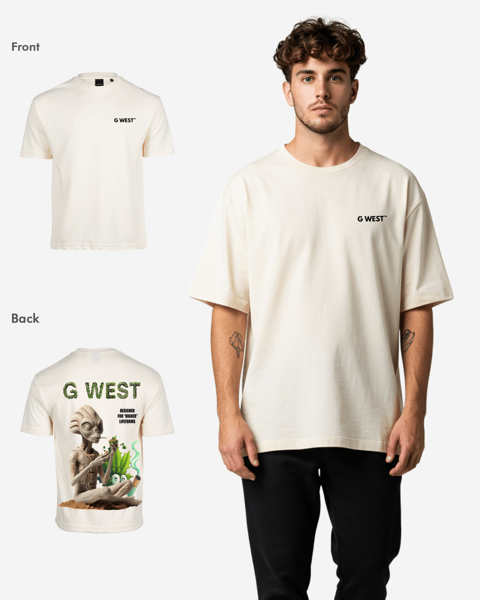 G West Oversized Designed For Higher Lifeforms Tee - G West