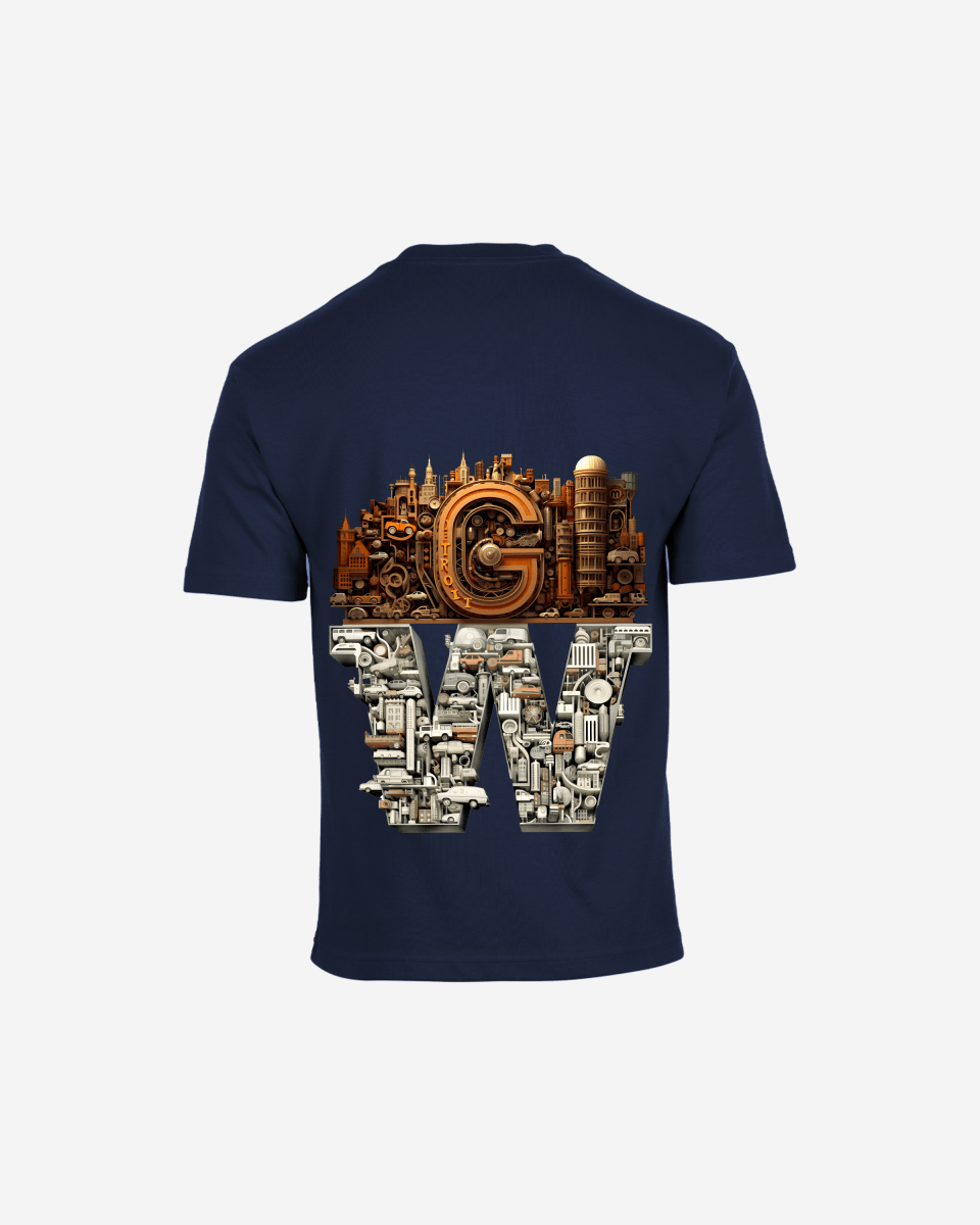 G WEST OVERSIZED DETROIT MOTORCITY T - SHIRT - G West