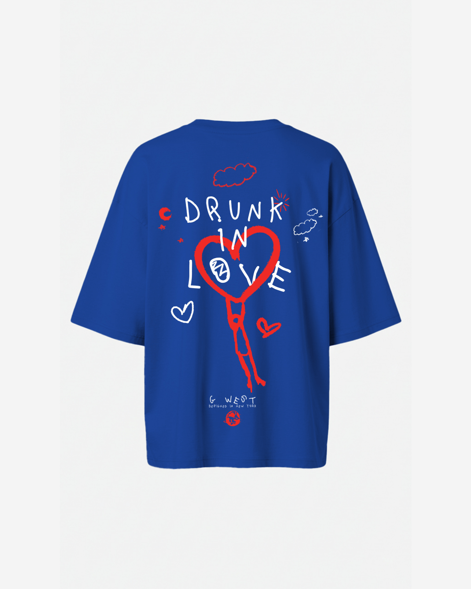 G West Oversized Drunk In Love Tee - WOMEN - G West