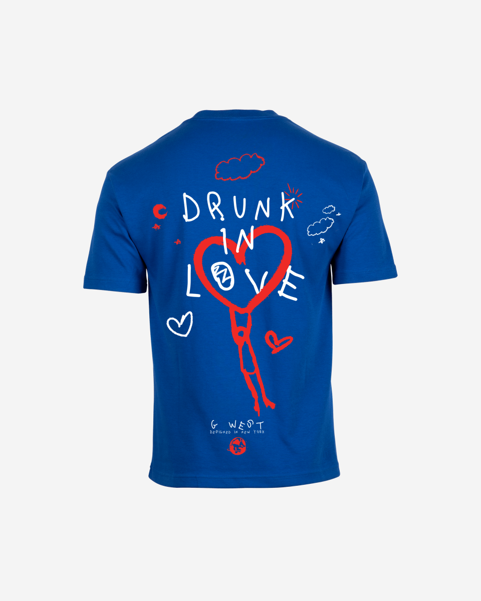 G West Oversized Drunk In Love Tee - G West