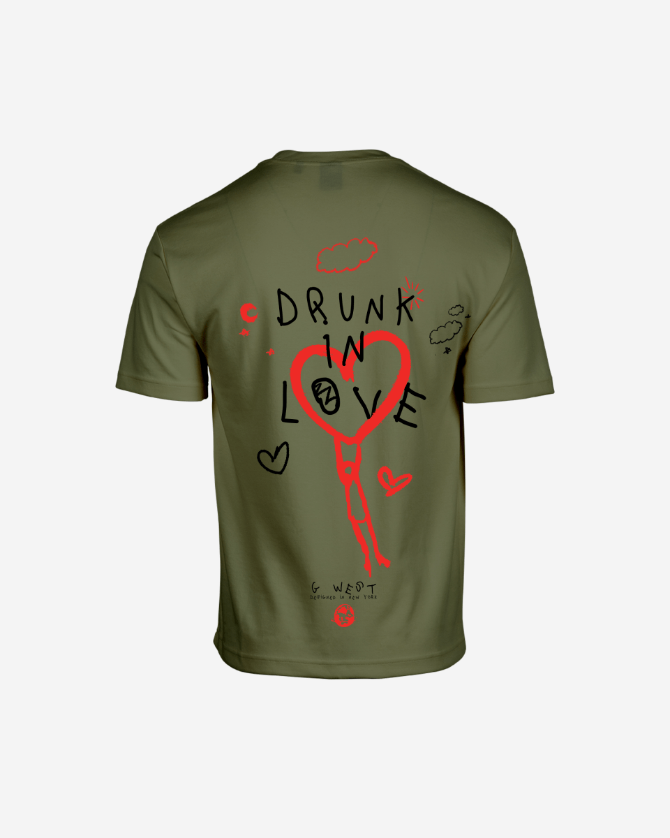 G West Oversized Drunk In Love Tee - G West