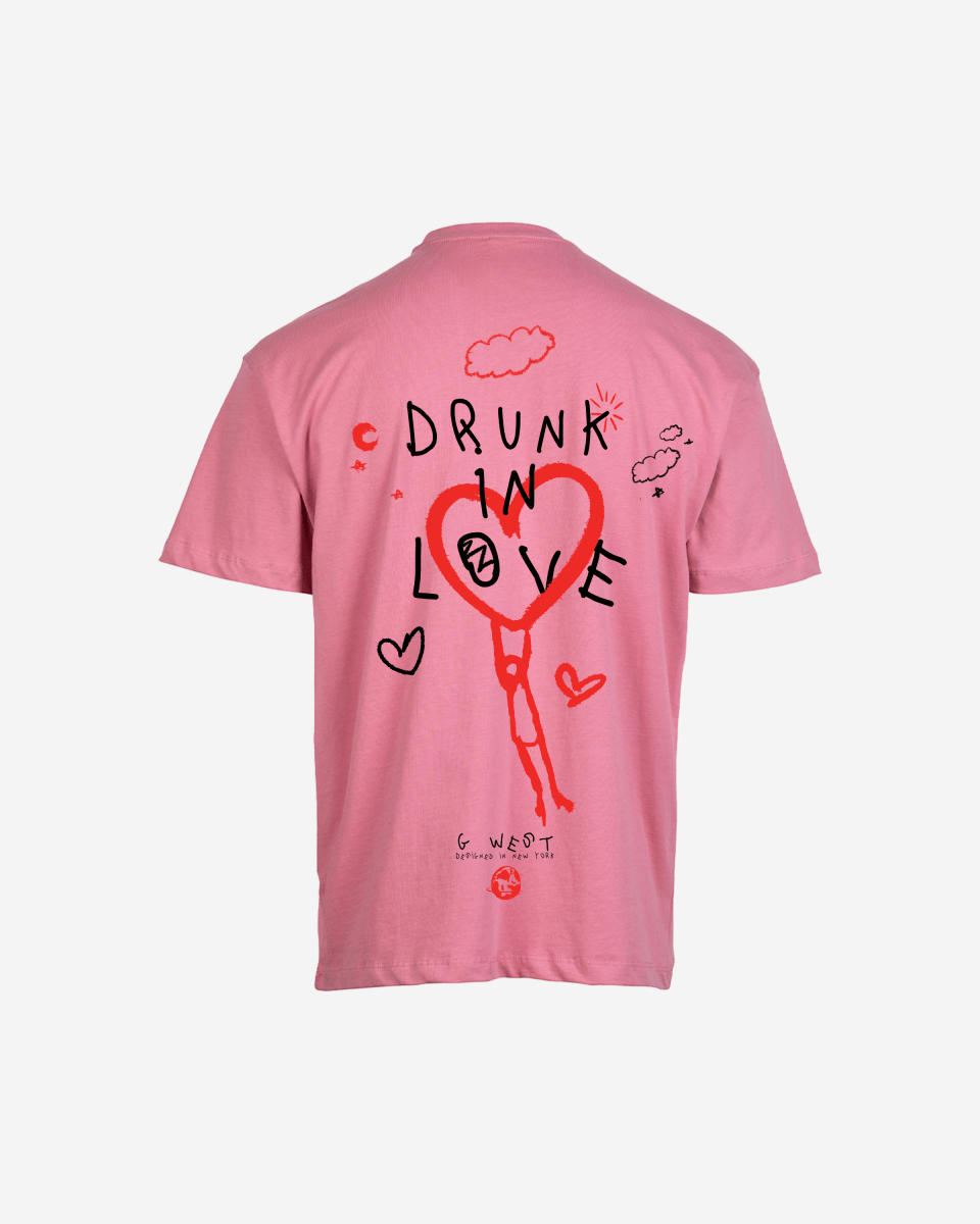 G West Oversized Drunk In Love Tee - G West