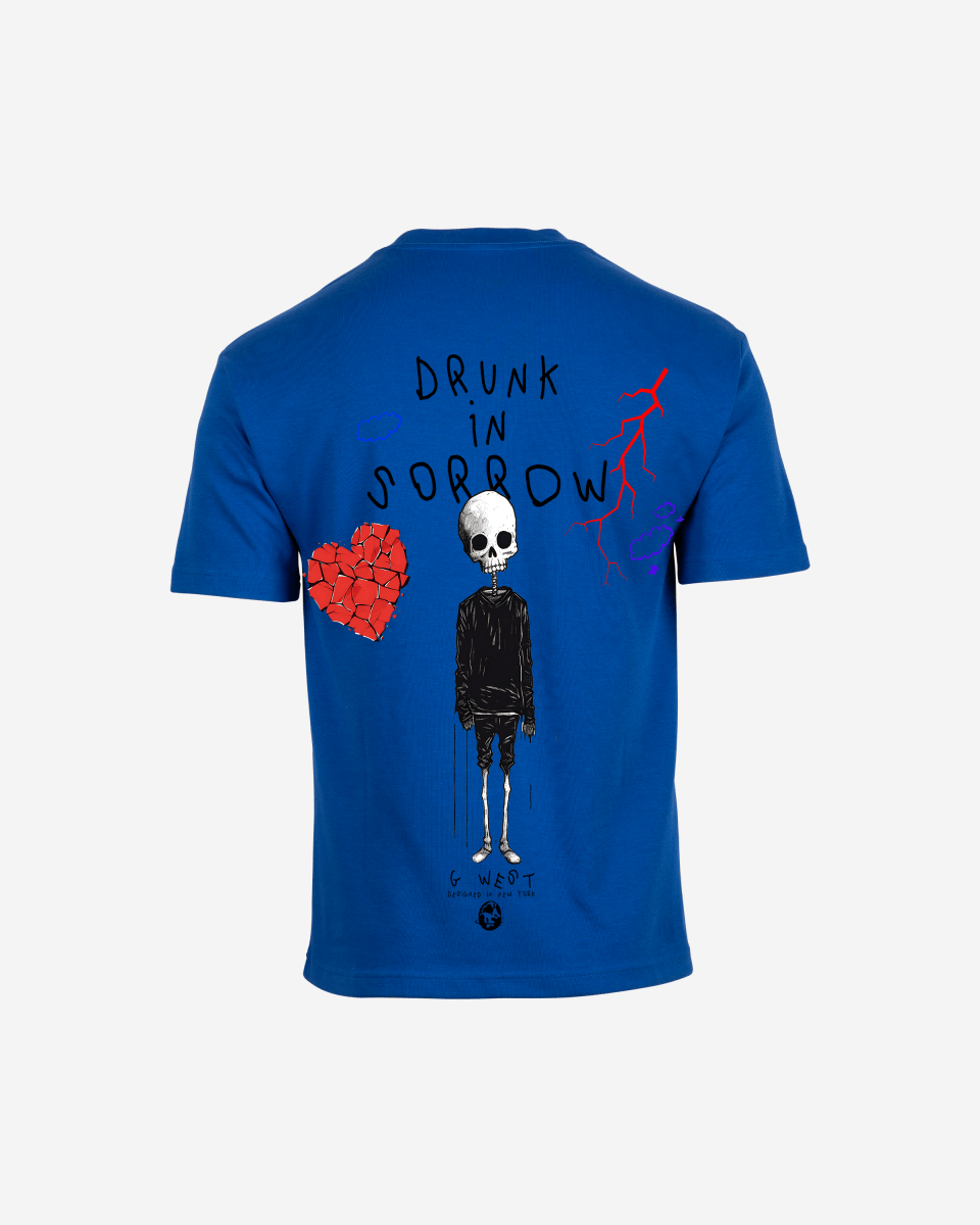 G West Oversized Drunk In Sorrow Tee - G West