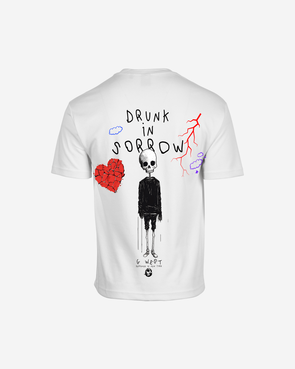 G West Oversized Drunk In Sorrow Tee - G West