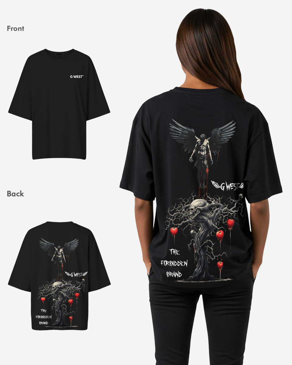 G West Oversized Forbidden Brand Tee - Women - G West