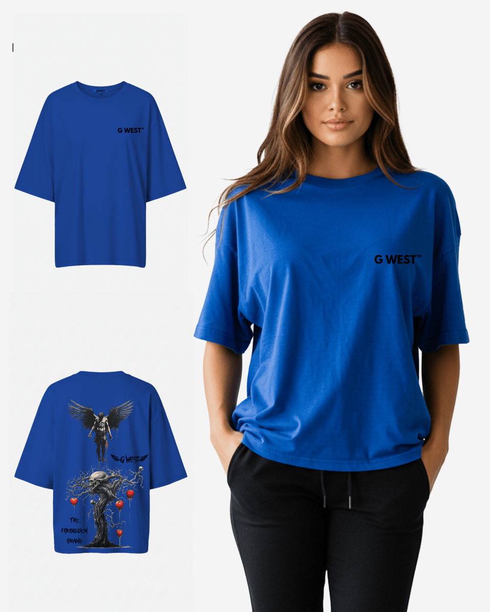 G West Oversized Forbidden Brand Tee - Women - G West