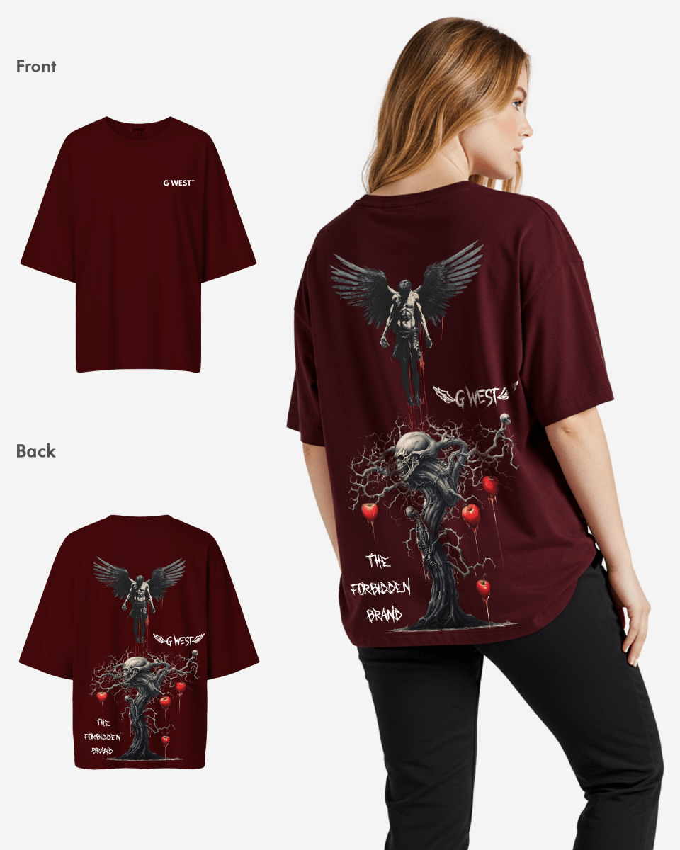 G West Oversized Forbidden Brand Tee - Women - G West