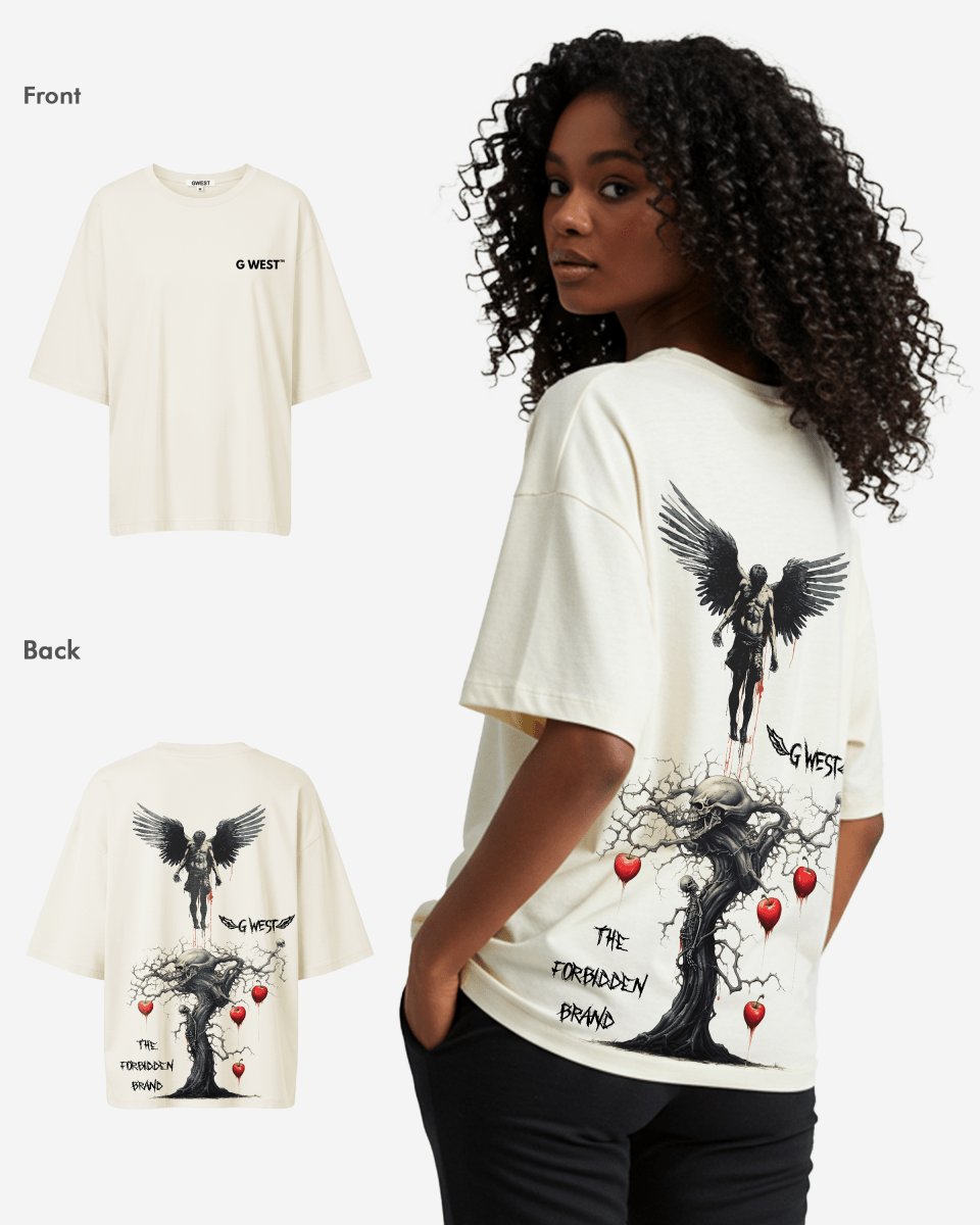 G West Oversized Forbidden Brand Tee - Women - G West