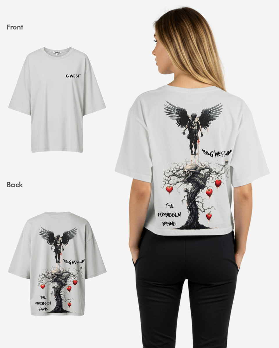 G West Oversized Forbidden Brand Tee - Women - G West