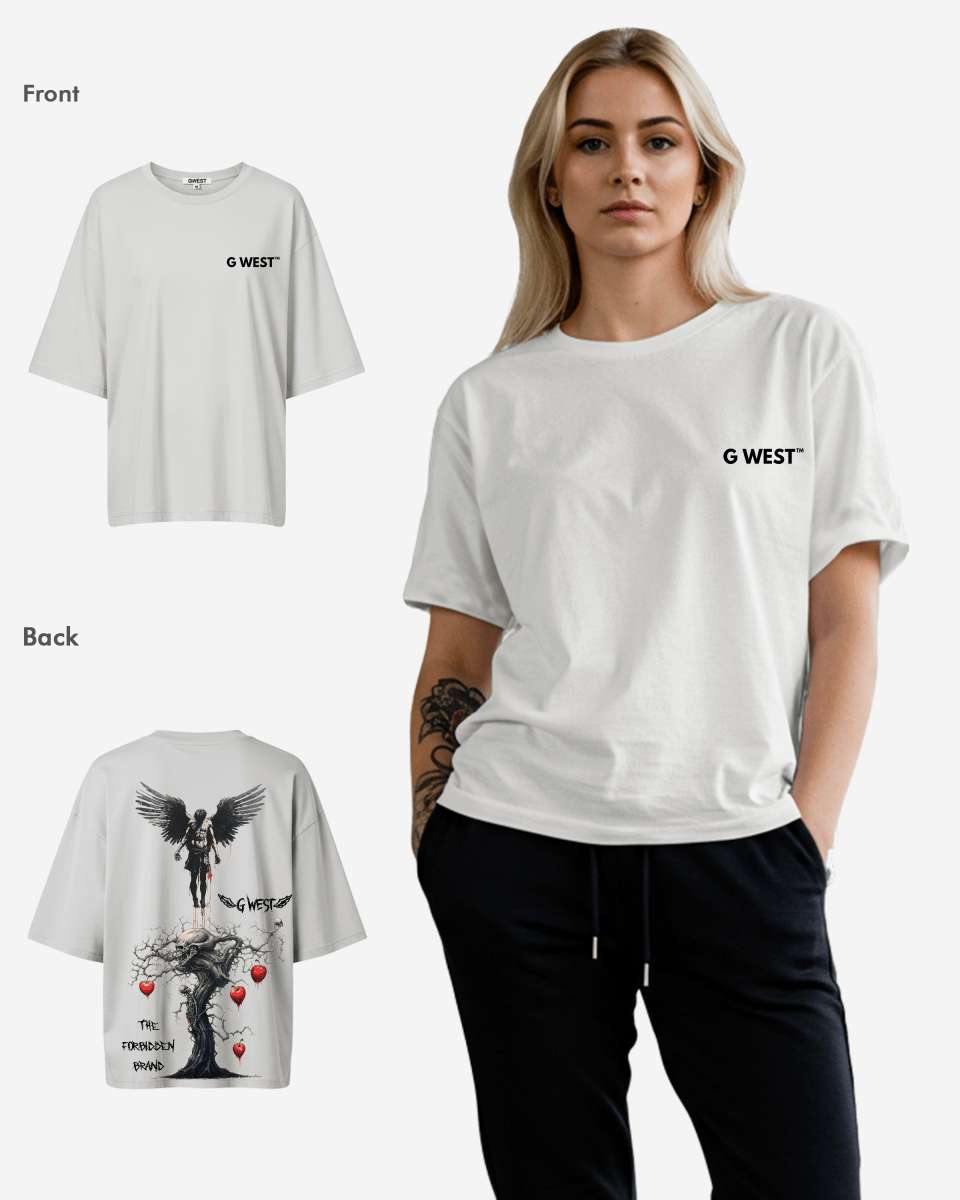 G West Oversized Forbidden Brand Tee - Women - G West