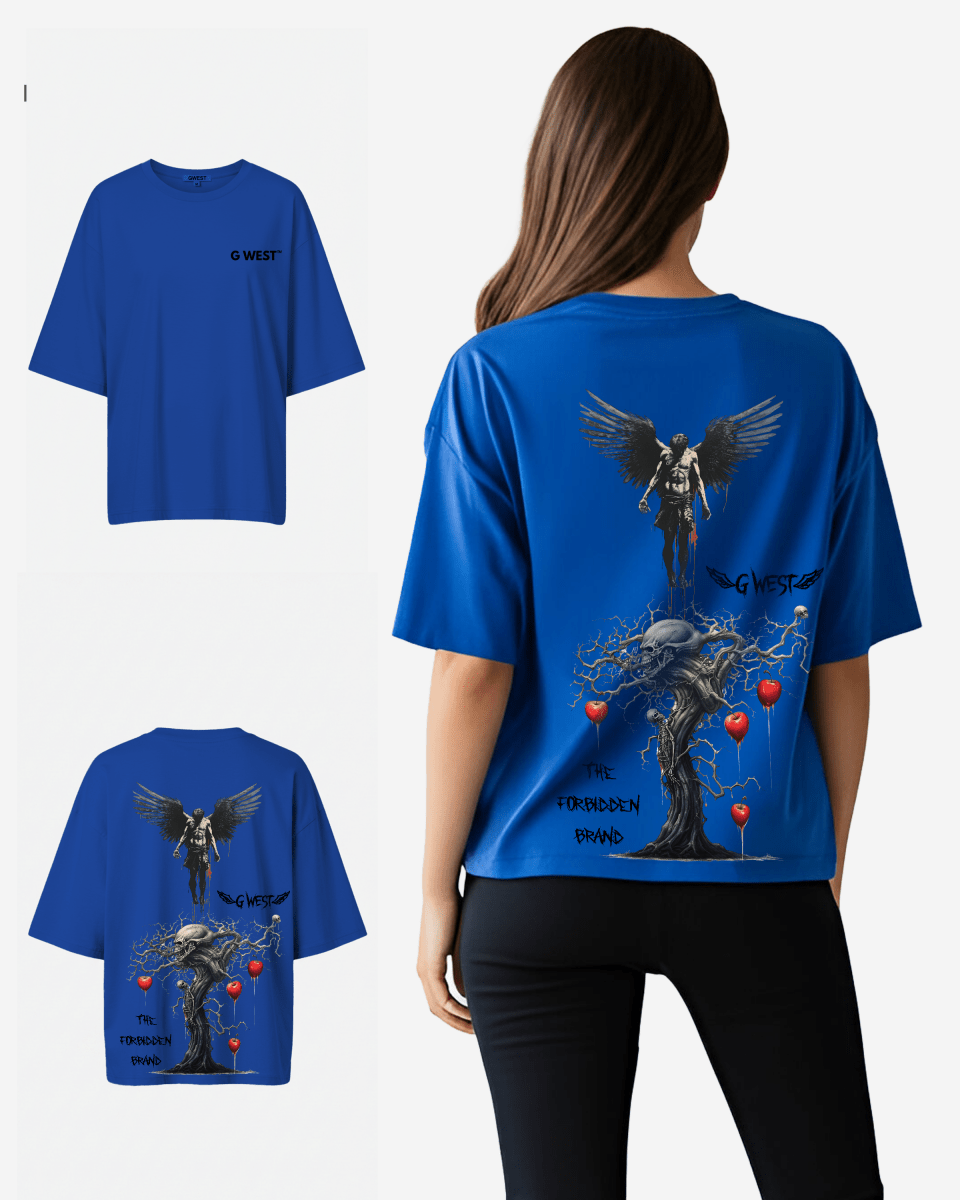 G West Oversized Forbidden Brand Tee - Women - G West