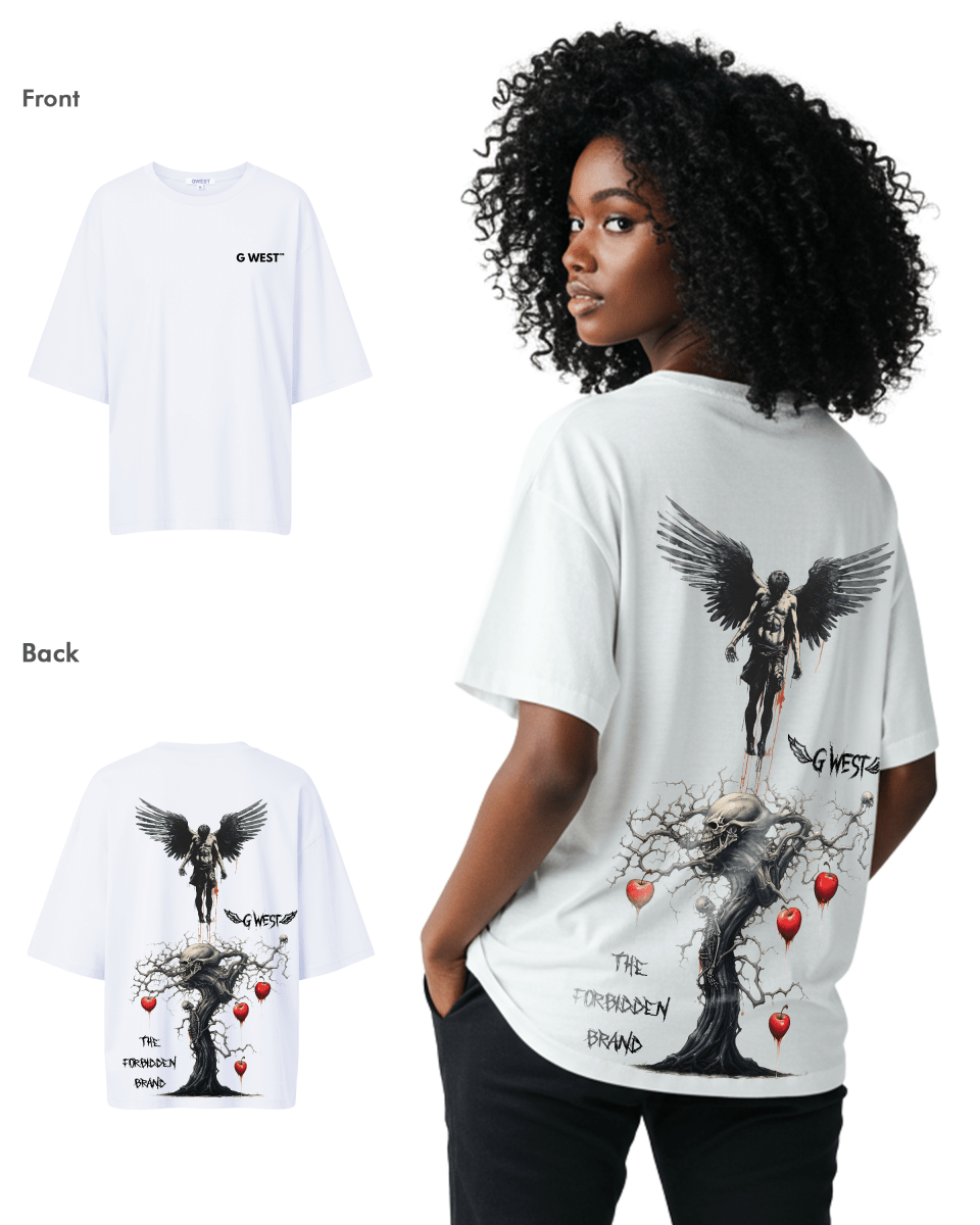 G West Oversized Forbidden Brand Tee - Women - G West