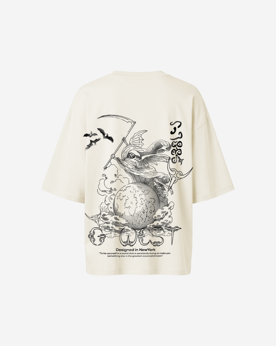 G West Oversized Gratitude Reaper Tee - WOMEN - G West