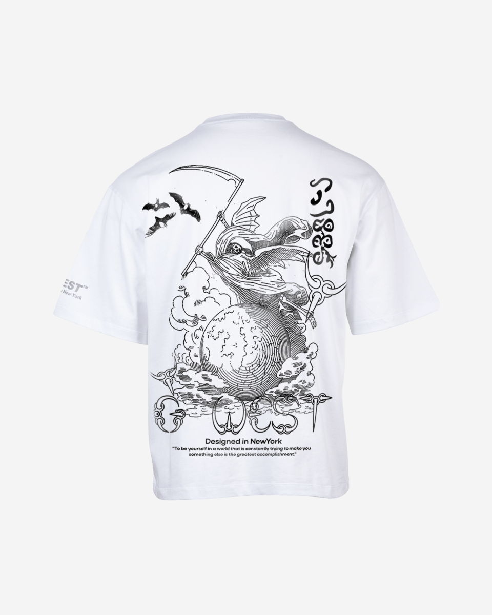 G West Oversized Gratitude Reaper Tee - G West