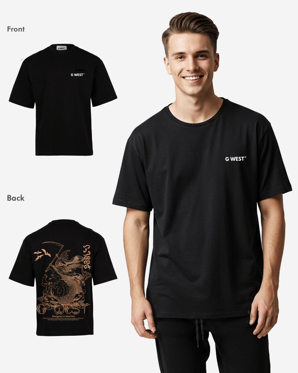 G West Oversized Gratitude Reaper Tee - G West