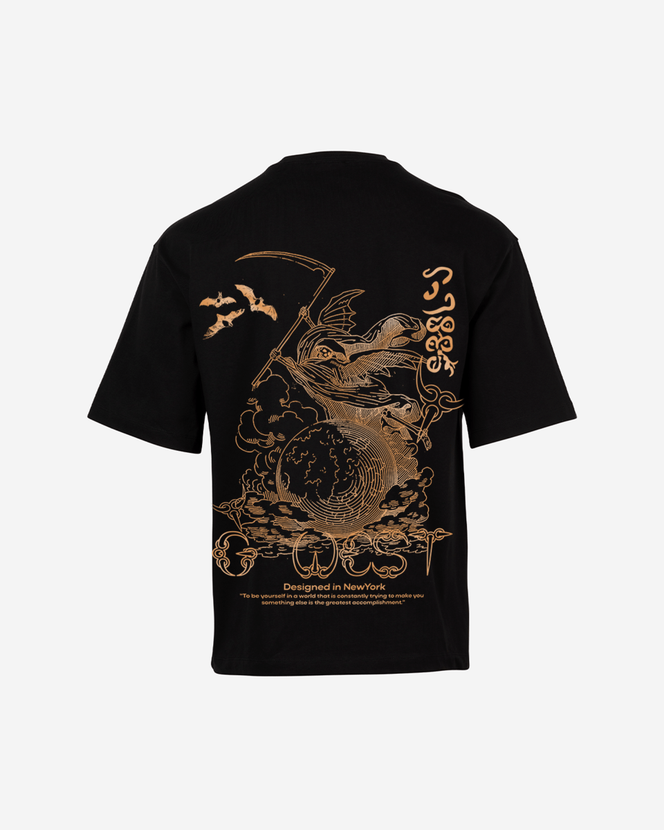 G West Oversized Gratitude Reaper Tee - G West