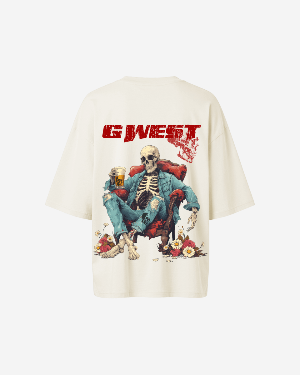 G West Oversized Happy Hour T Shirt - WOMEN - G West