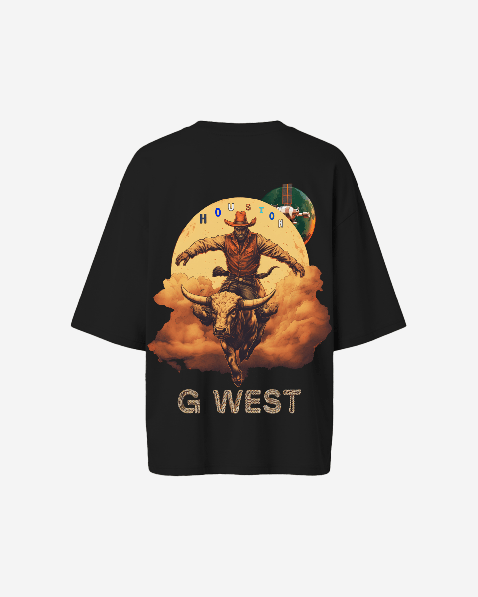 G West Oversized Houston Rodeo T-Shirt - 3 Colors - WOMEN - G West