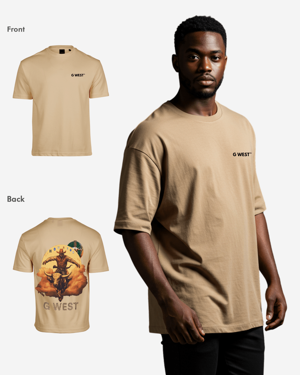 G West Oversized Houston Rodeo T-Shirt - 3 Colors - G West