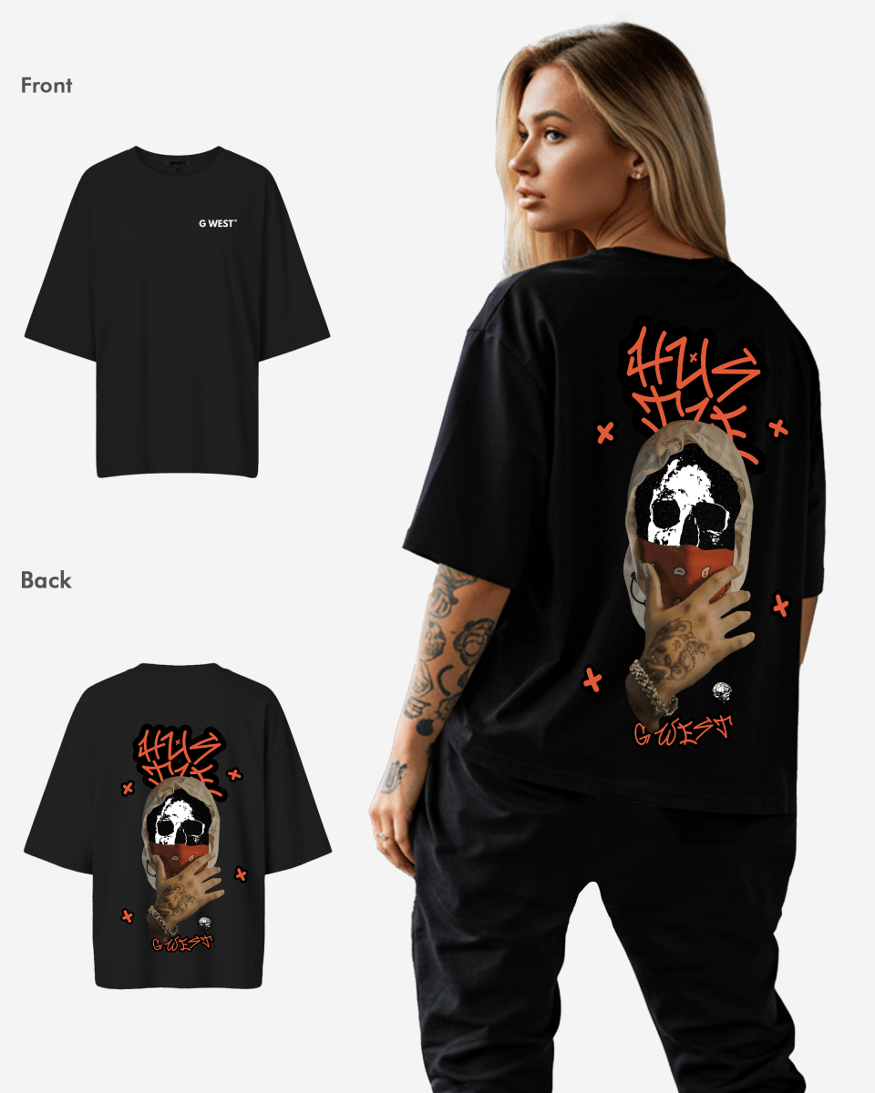 G West Oversized Hustle T-Shirt - WOMEN - G West