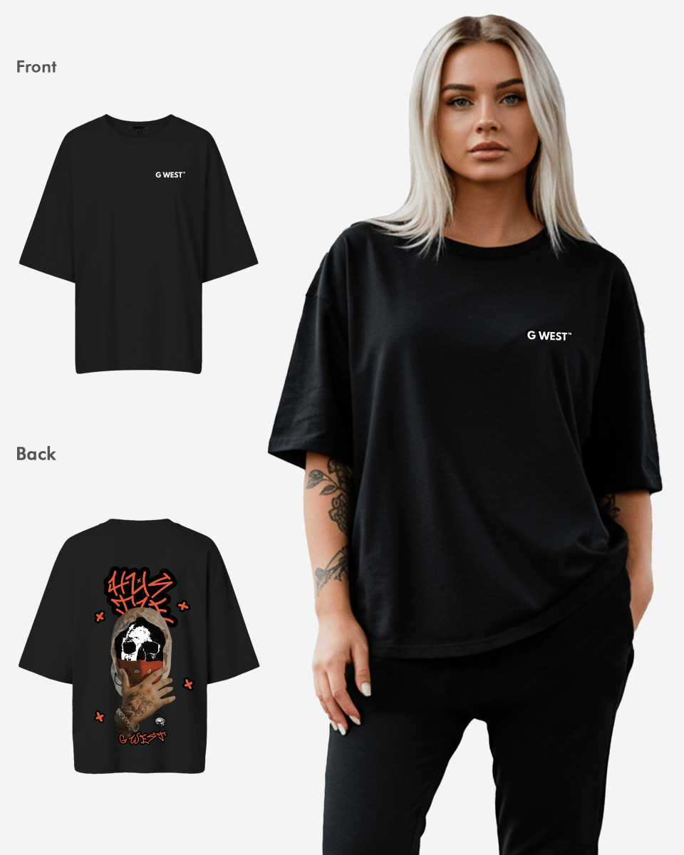 G West Oversized Hustle T-Shirt - WOMEN - G West