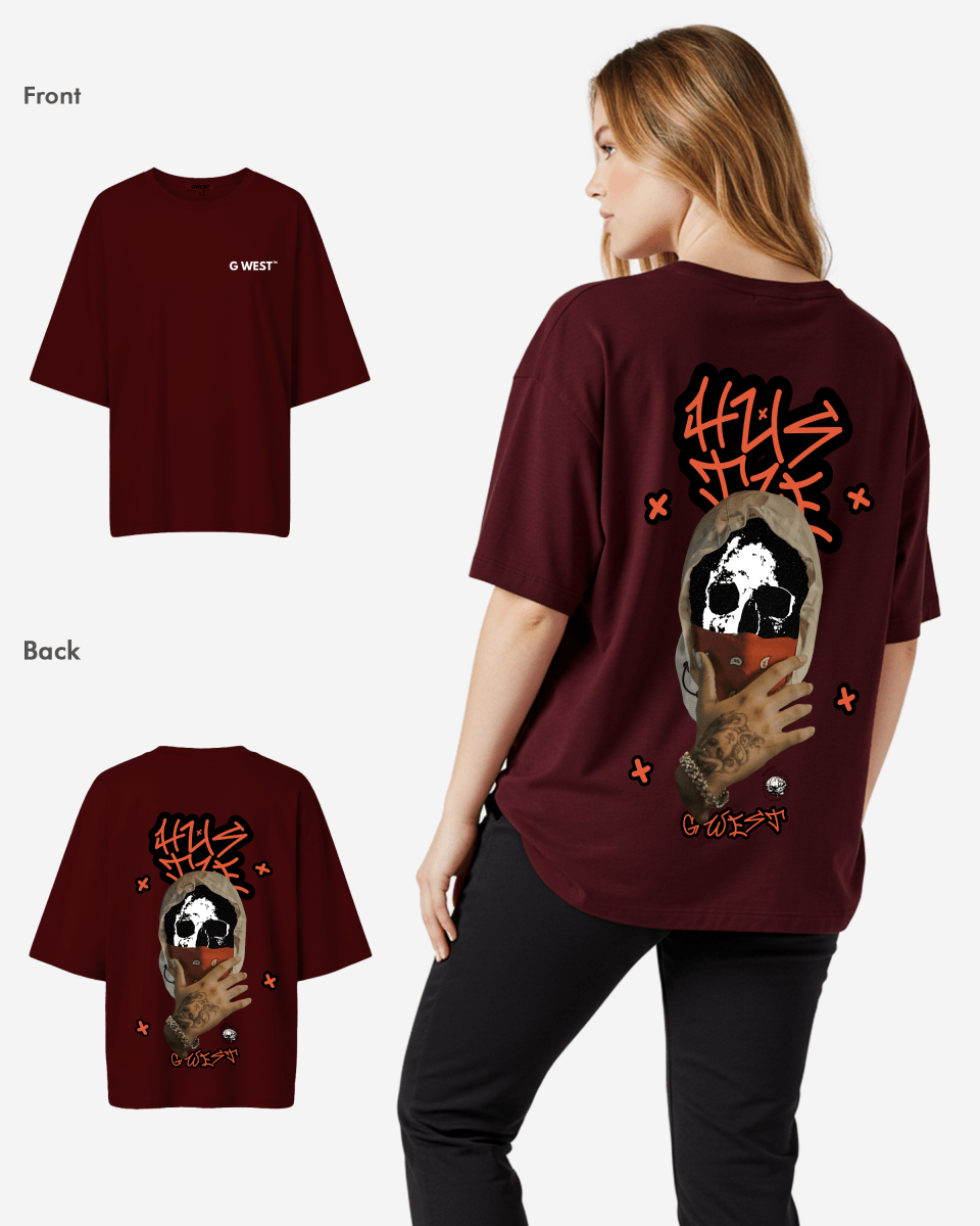 G West Oversized Hustle T-Shirt - WOMEN - G West