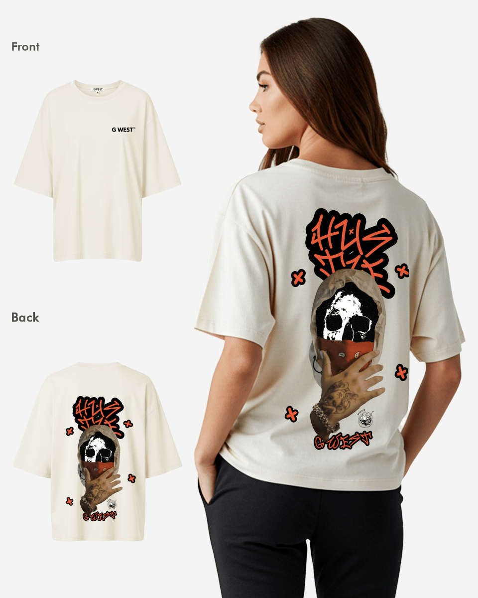 G West Oversized Hustle T-Shirt - WOMEN - G West