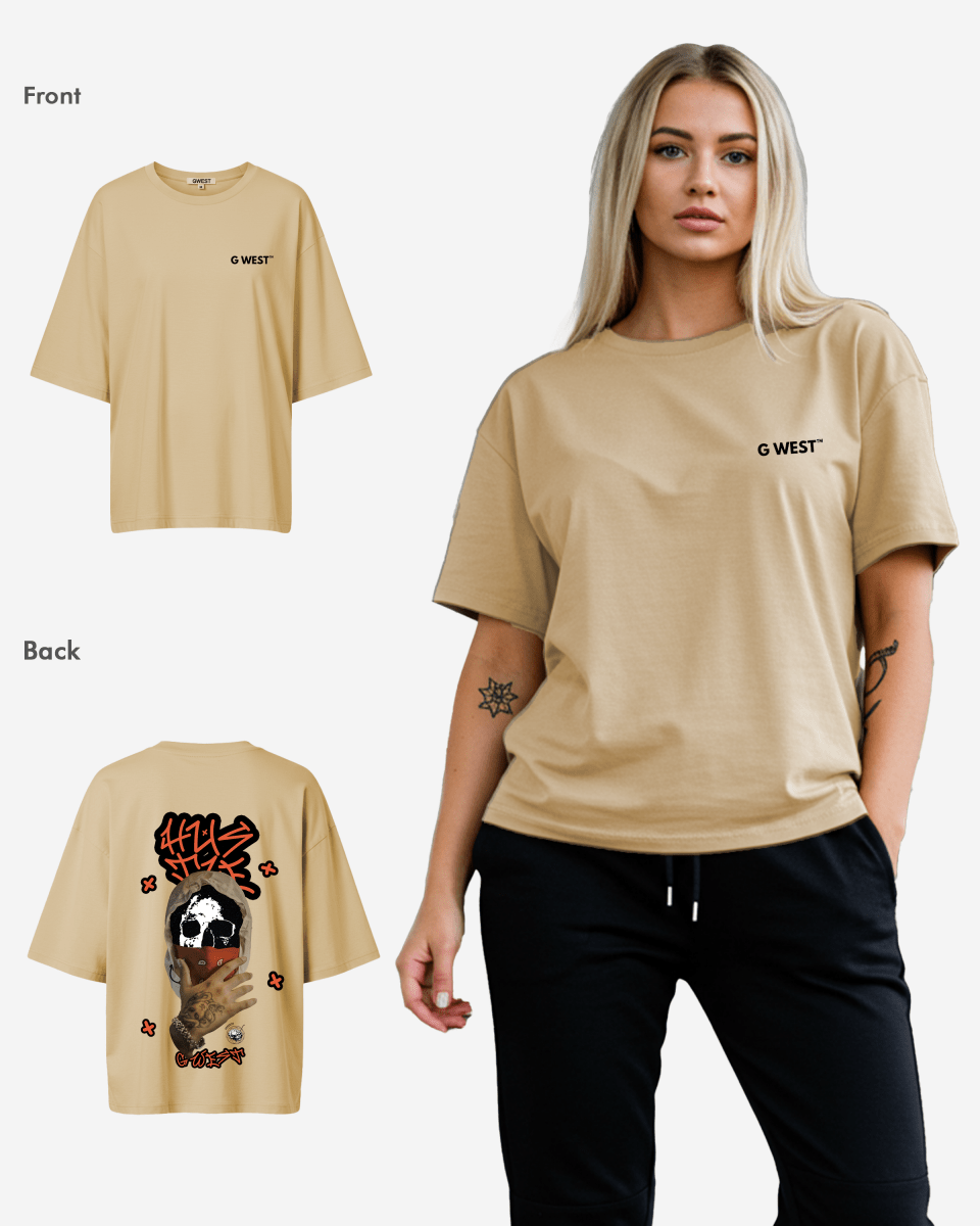 G West Oversized Hustle T-Shirt - WOMEN - G West