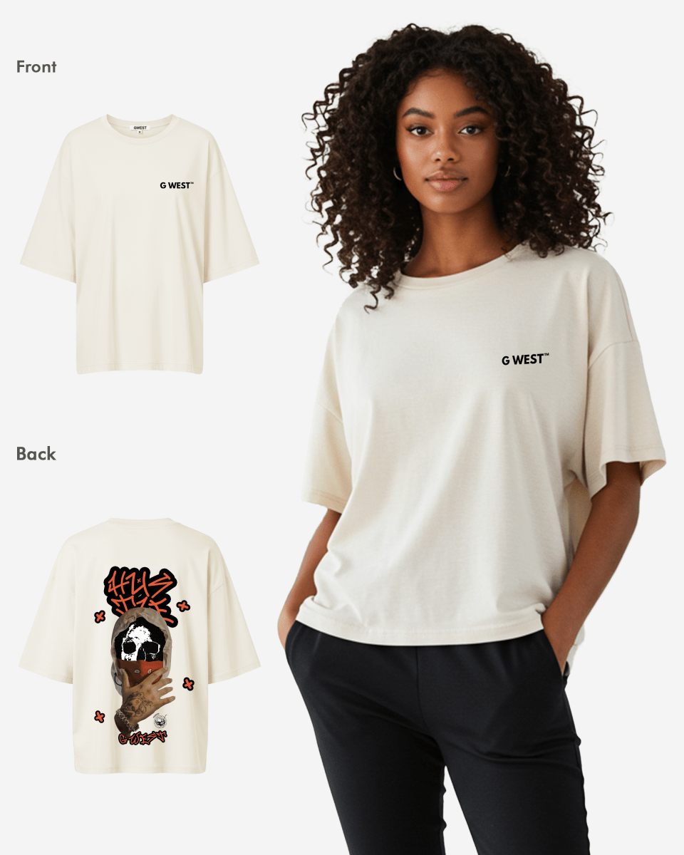 G West Oversized Hustle T-Shirt - WOMEN - G West