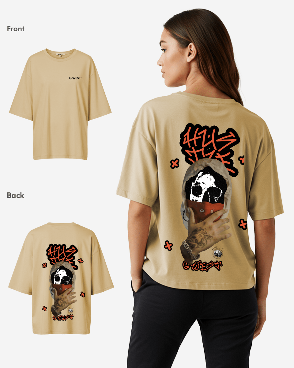 G West Oversized Hustle T-Shirt - WOMEN - G West