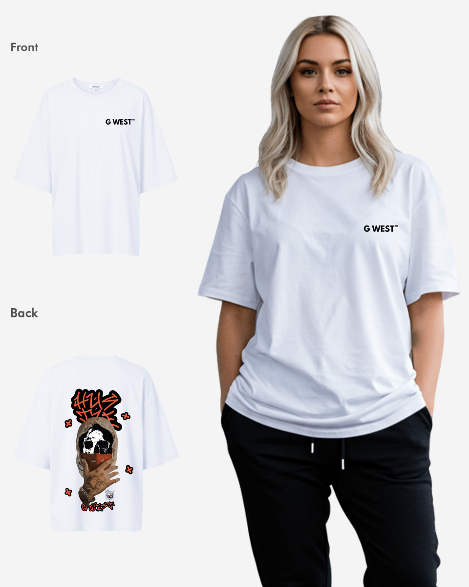 G West Oversized Hustle T-Shirt - WOMEN - G West