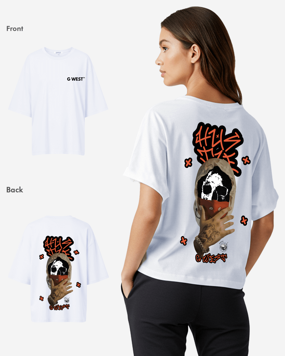 G West Oversized Hustle T-Shirt - WOMEN - G West