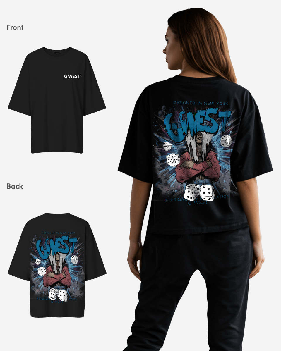 G West Oversized Imagine Of Imagination Tee - WOMEN - G West