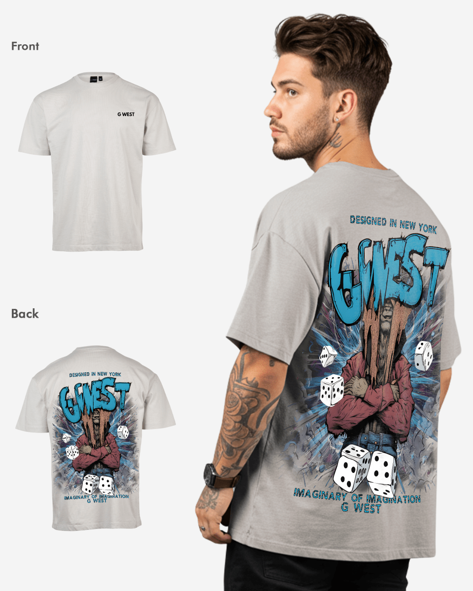 G West Oversized Imagine Of Imagination Tee - G West