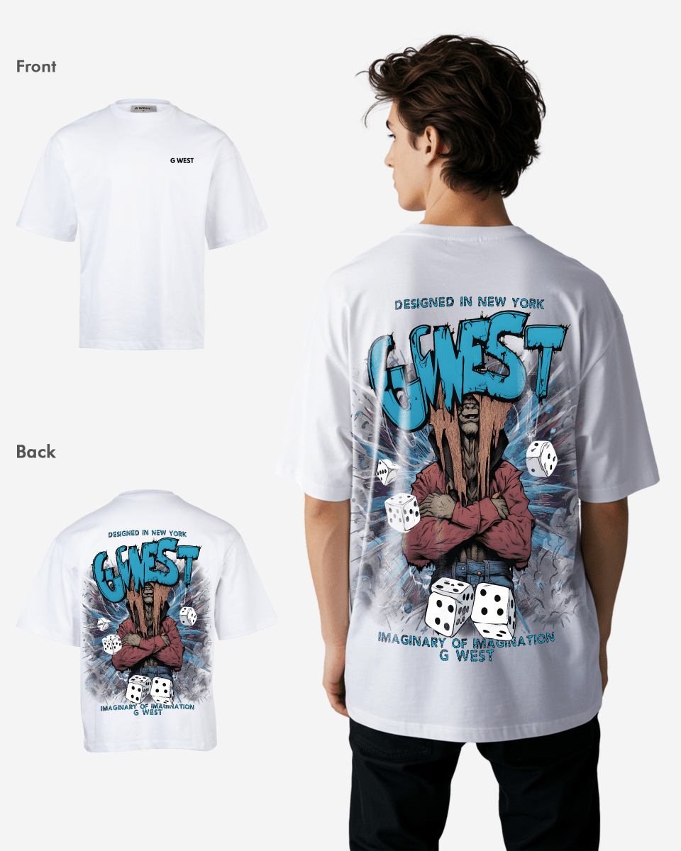 G West Oversized Imagine Of Imagination Tee - G West