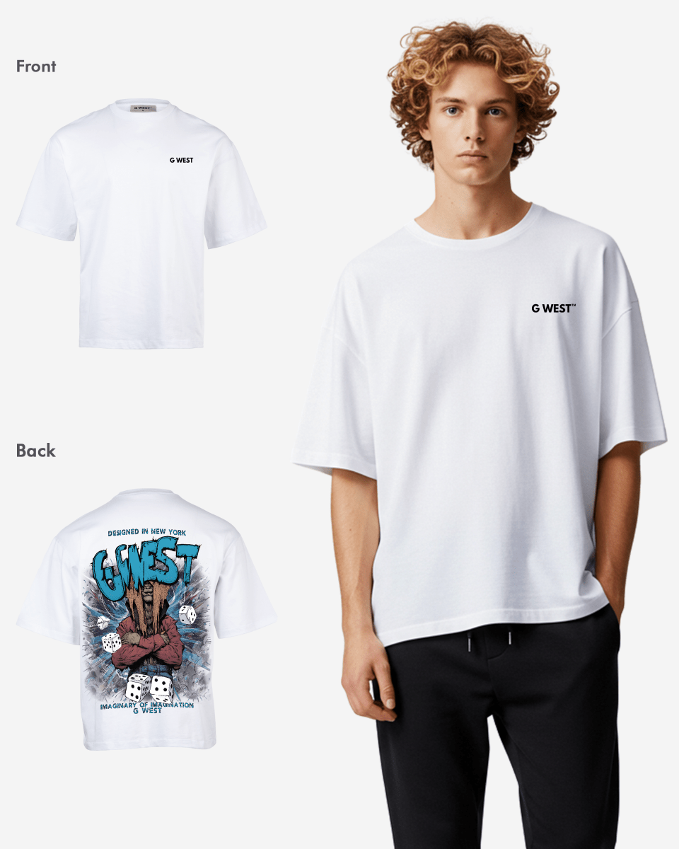 G West Oversized Imagine Of Imagination Tee - G West