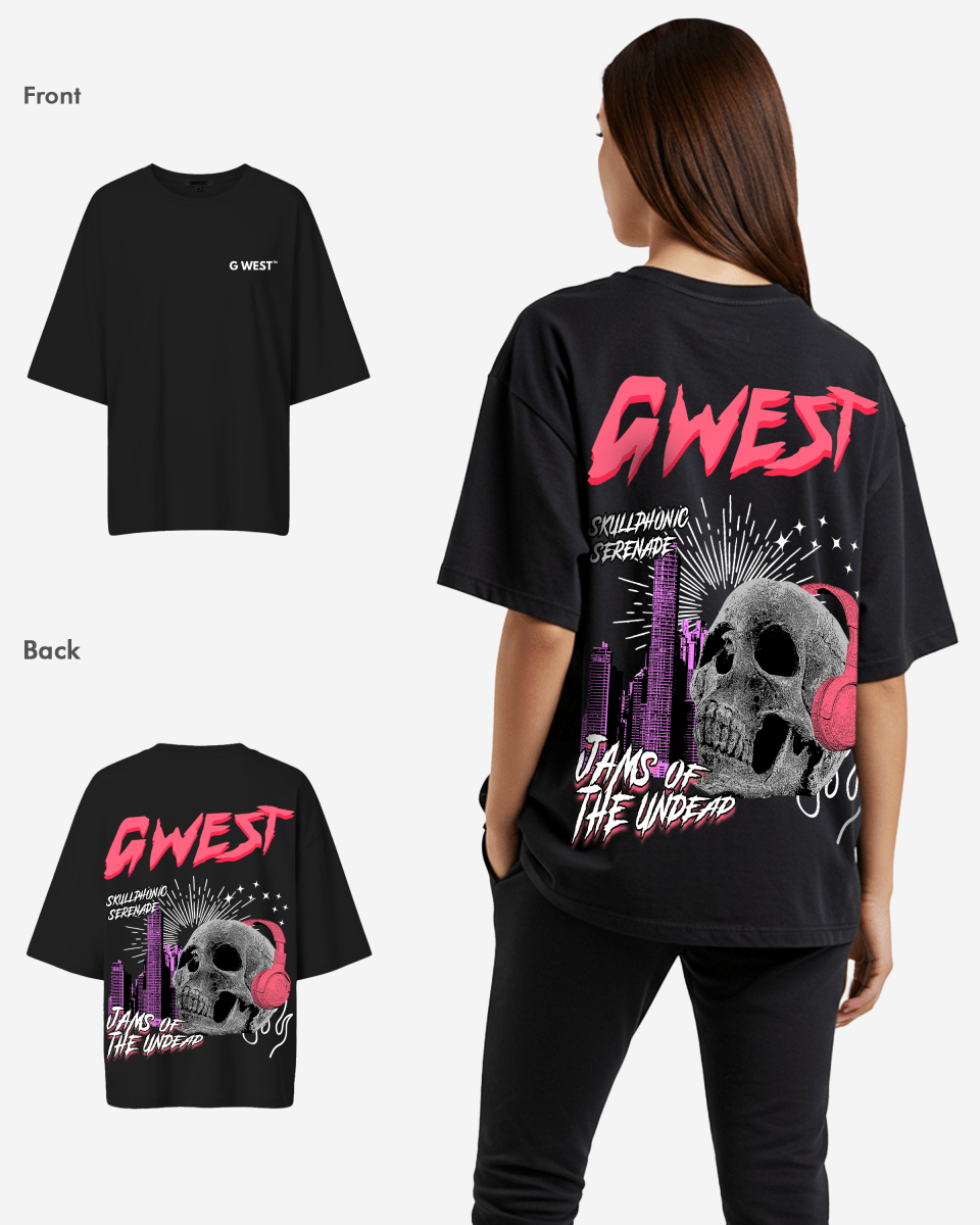 G West Oversized Jams Of The Undead Tee - WOMEN - G West