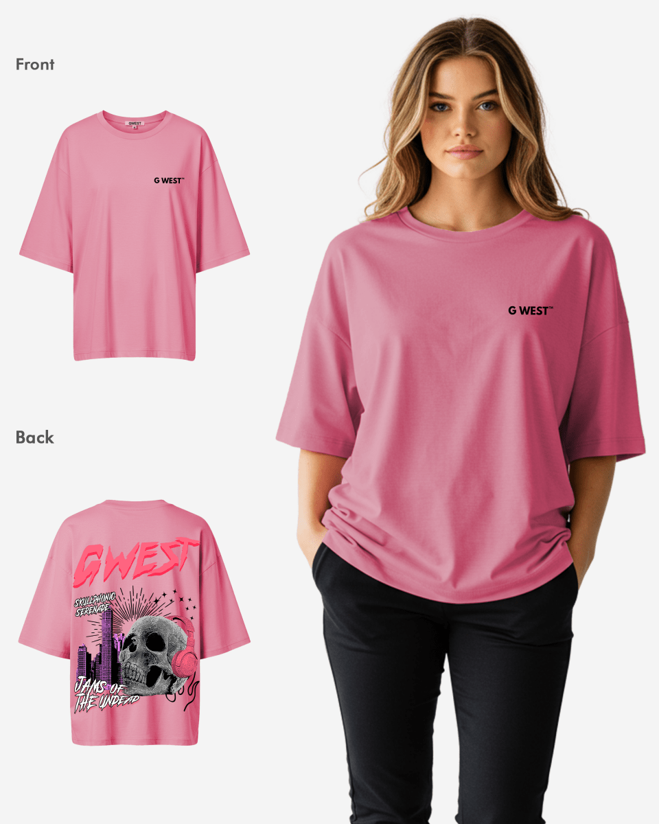 G West Oversized Jams Of The Undead Tee - WOMEN - G West