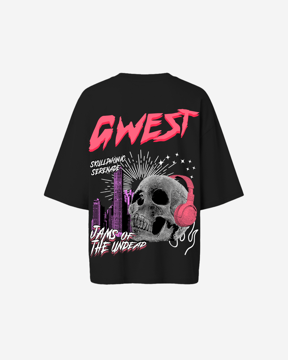 G West Oversized Jams Of The Undead Tee - WOMEN - G West