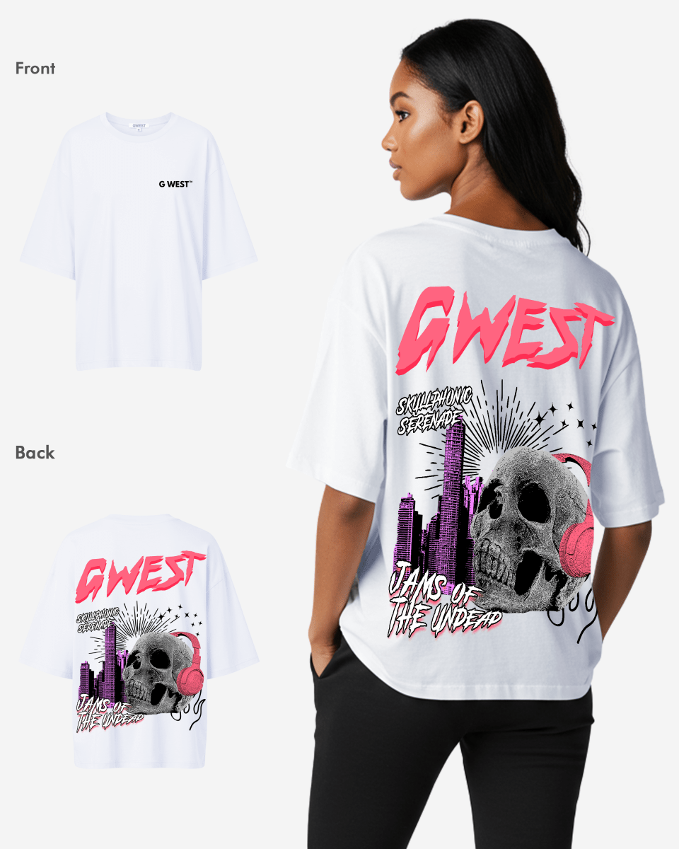 G West Oversized Jams Of The Undead Tee - WOMEN - G West