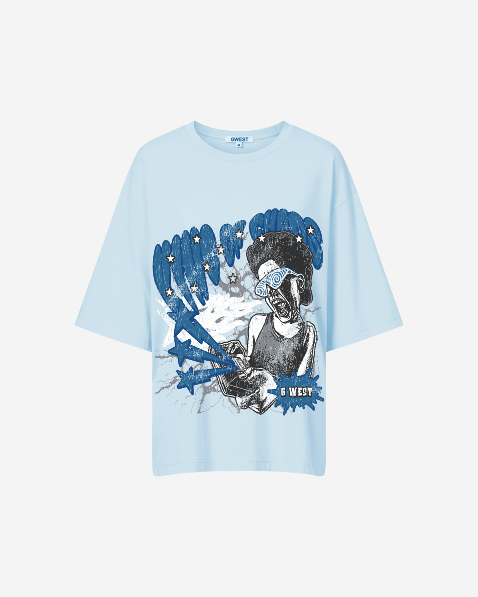 G West Oversized King Of Chaos T Shirt - WOMEN - G West