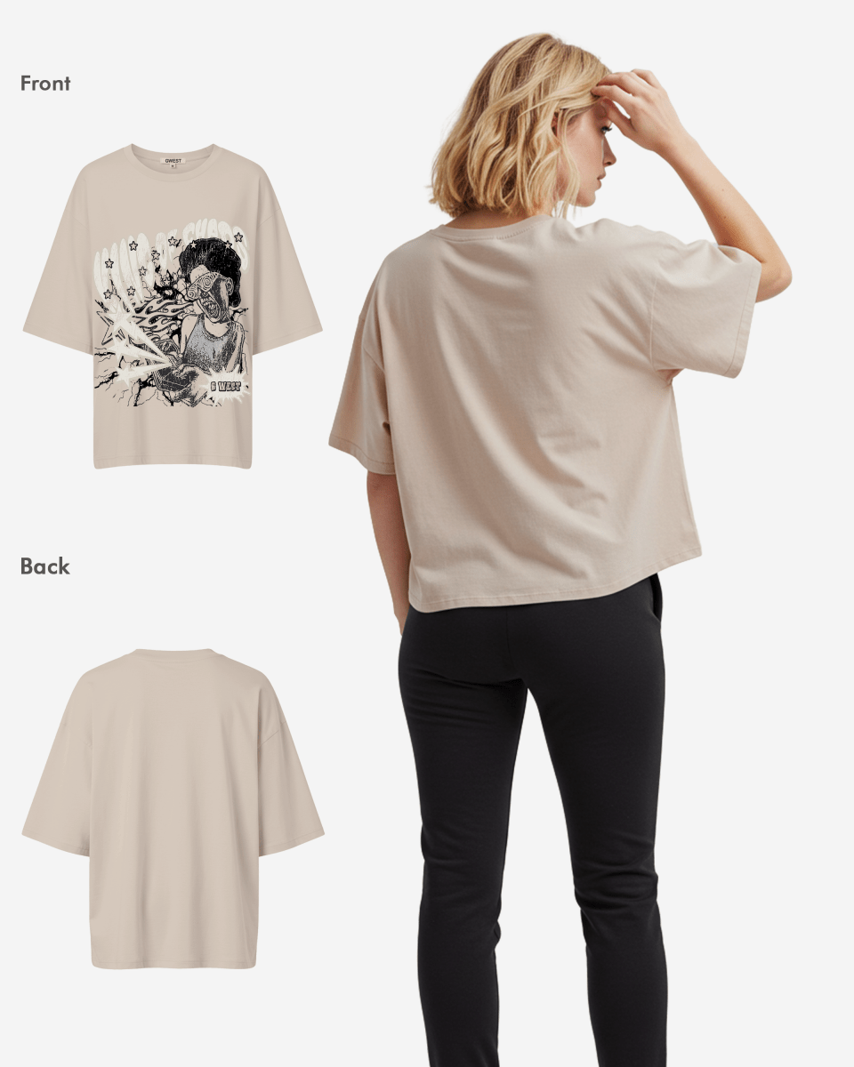 G West Oversized King Of Chaos T Shirt - WOMEN - G West